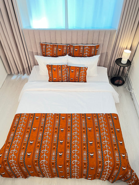 Parure de lit - Wax Traditionnel Sandy